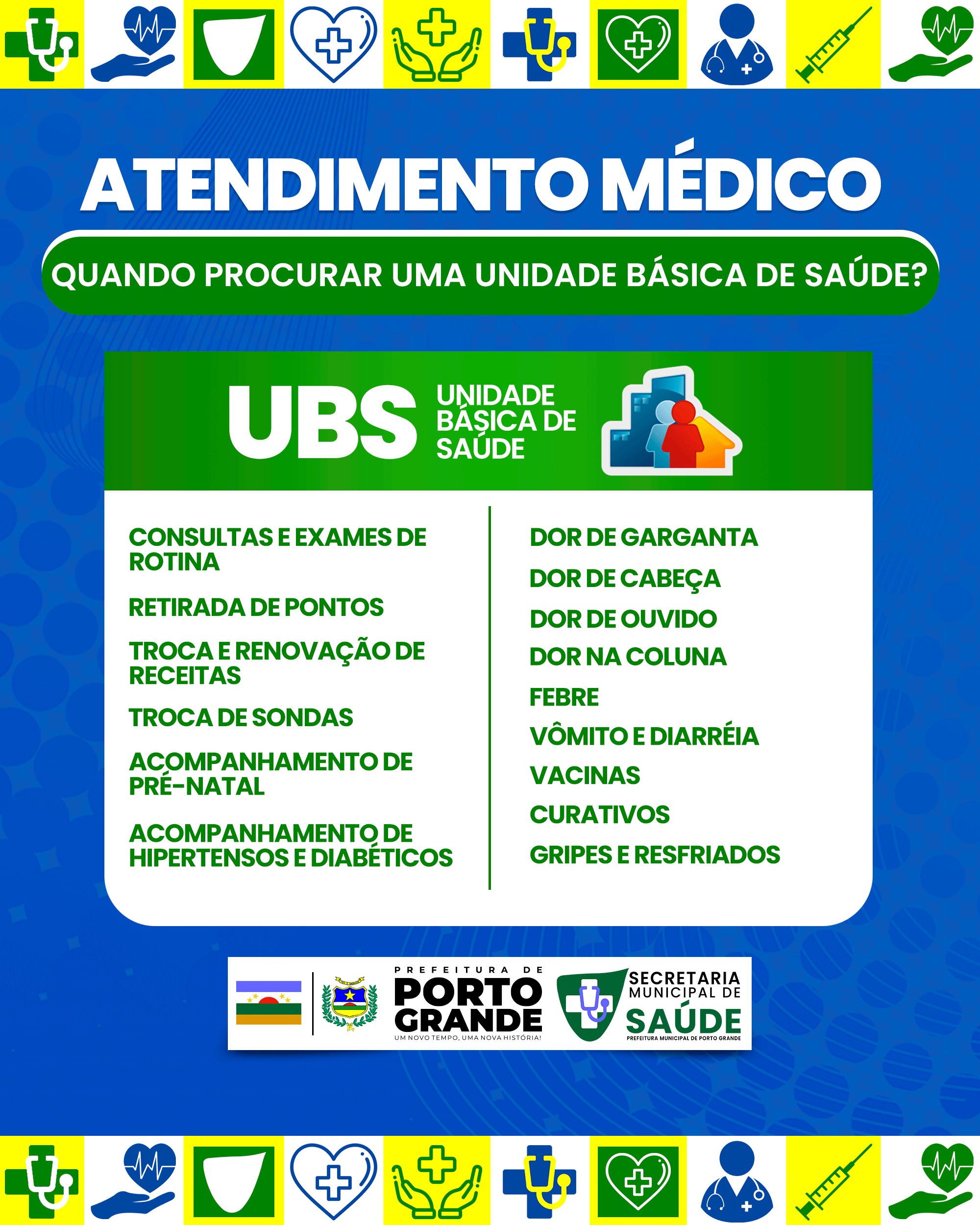 ATENDIMENTO MÉDICO! QUANDO PROCURAR UMA UBS?